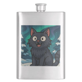 Christmas Icelandic Yule Cat  Flachmann