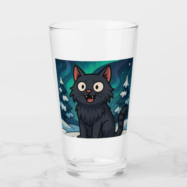 Christmas Icelandic Yule Cat  Glas (Vorderseite)