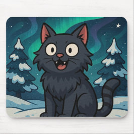 Christmas Icelandic Yule Cat  Mousepad