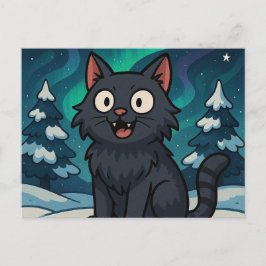 Christmas Icelandic Yule Cat  Postkarte