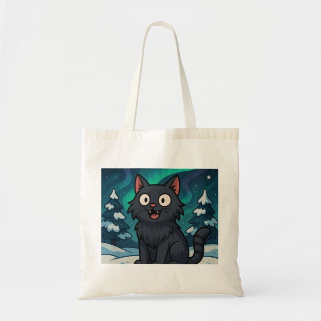 Christmas Icelandic Yule Cat  Tragetasche (Vorne)