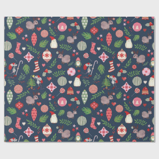 Christmas Icons Wrapping Paper  Geschenkpapier