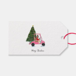 Christmas illustration  geschenkanhänger