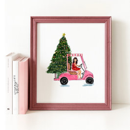 Christmas illustration  poster