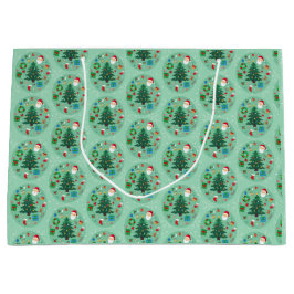 Christmas Illustrations Holiday Große Geschenktüte