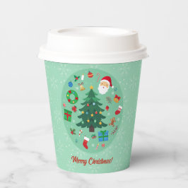Christmas Illustrations Holiday Party Pappbecher
