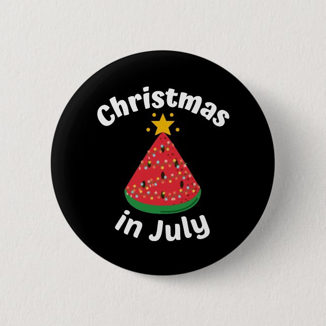 CHRISTMAS IM JULI BUTTON (Vorderseite)