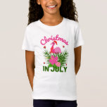 CHRISTMAS IM JULI NIEDLICH SANTA FLAMINGO T-Shirt<br><div class="desc">CHRISTMAS IM JULI NIEDLICHER SANTA FLAMINGO T - Shirt</div>
