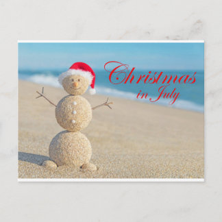 CHRISTMAS im JULI Postkarte