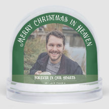 Christmas In Heaven Memorial Snow Globe