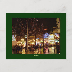 Christmas in Holland Feiertagspostkarte