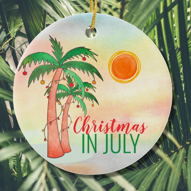Christmas in July Ceramic Ornament (Von Creator hochgeladen)