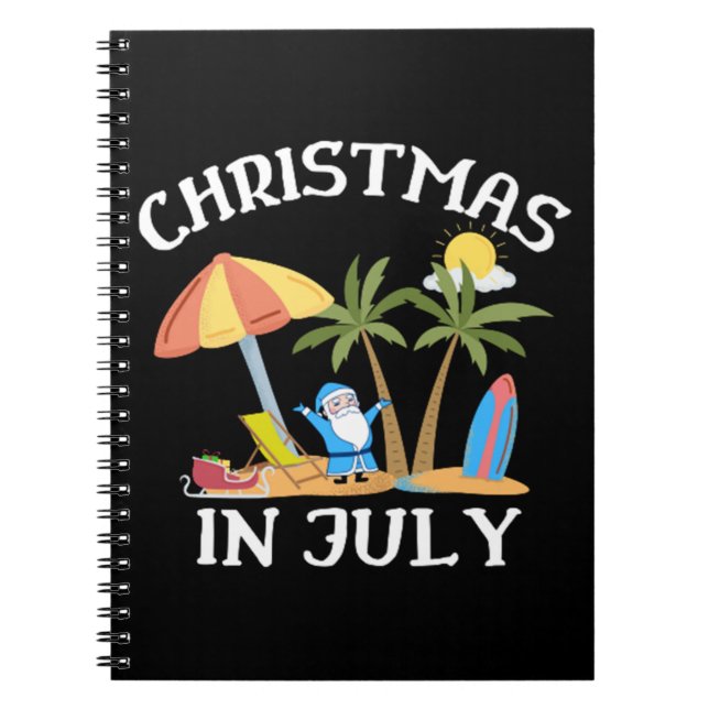Christmas In July Notizblock (Vorderseite)