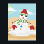 christmas in july snowman feiertagspostkarte<br><div class="desc">"christmas in july snowman""xmas in july snowman" , "christmas in july", "xmas in july",  "ugly xmas ""funny christmas ", "ugly christmas" , "funny xmas""summer christmas ""summer xmas "" beach christmas" , "melting snow" ,  "melting snowman" , snowman , christmas , , xmas</div>