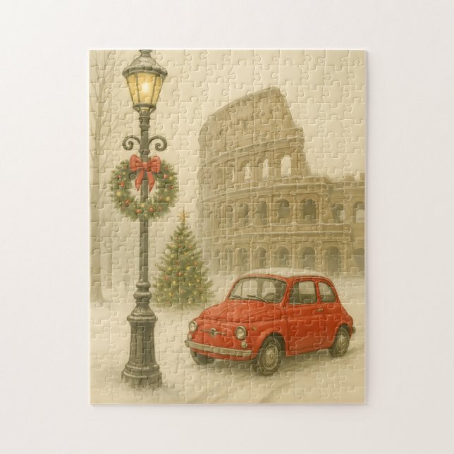 Christmas in Rome Italy – Holiday Art (Vertikal)