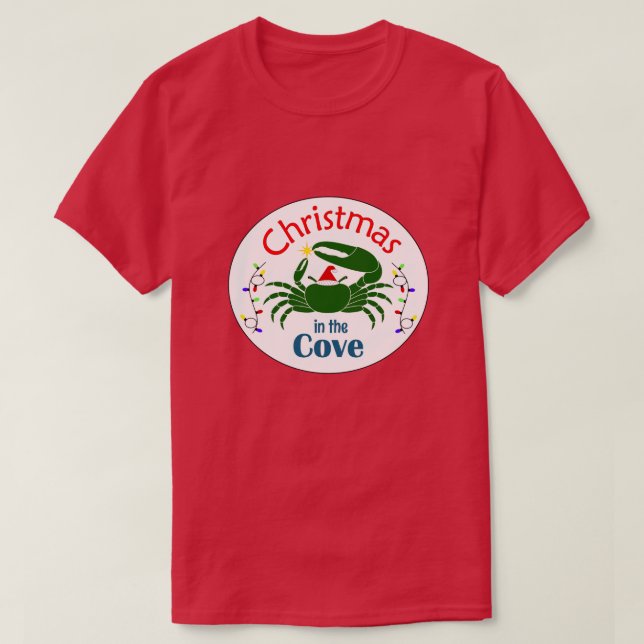 Christmas in the Cove Adult Tee (dark colors) (Design vorne)
