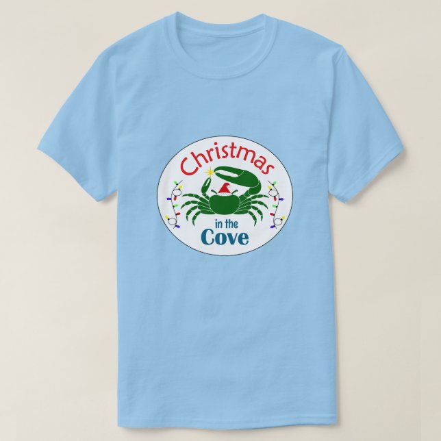 Christmas in the Cove Adult Tee (light colors) (Design vorne)