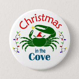 Christmas in the Cove Large Button