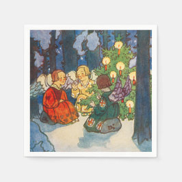 Christmas in the forest - Zdenek Guth Serviette
