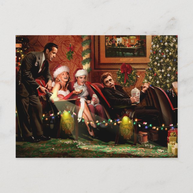 Christmas Interlude Feiertagspostkarte (Vorderseite)