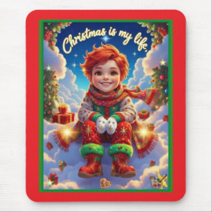 Christmas is my life, mousepad