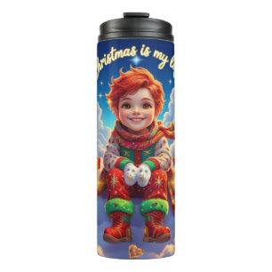 Christmas is my life, thermosbecher
