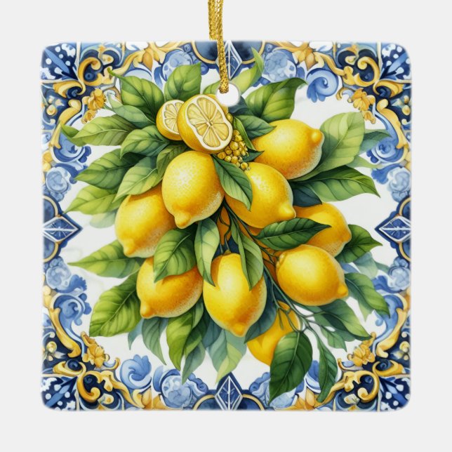 Christmas Italian Lemons Ornament (Vorderseite)