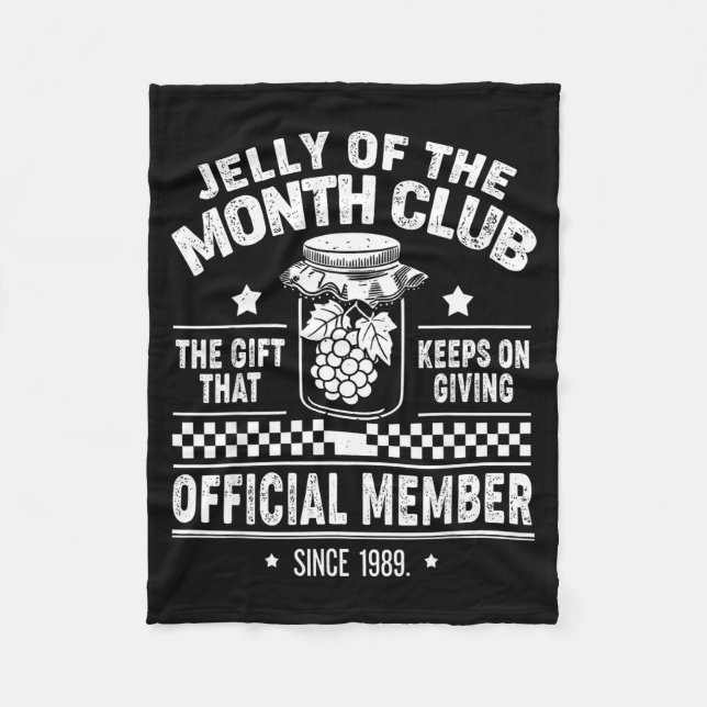 Christmas Jelly Of The Month Club Member Funny Xma Fleecedecke (Vorderseite)