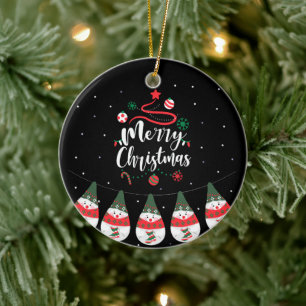 Christmas Jingle Bells Joyful Greetings Collection Keramik Ornament