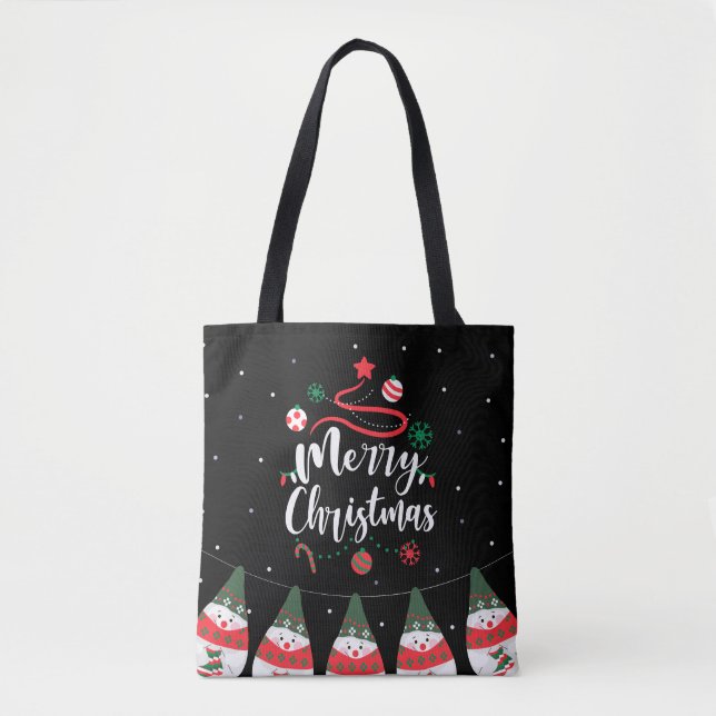 Christmas Jingle Bells Joyful Greetings Collection Tasche (Vorderseite)