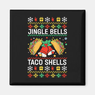 Christmas Jingle Bells Taco Muscheln Funny Family Magnet