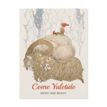 Christmas John Bauer Julbocken Weihnachten Ziege C