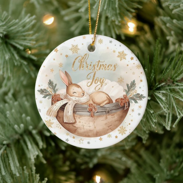 Christmas Joy – A Keepsake of Firsts, Light & Love Keramik Ornament (Baum)