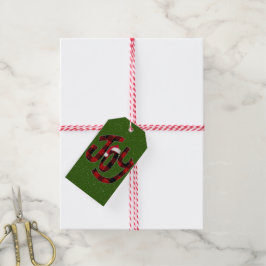 Christmas Joy Buffalo Kariert Geschenkanhänger