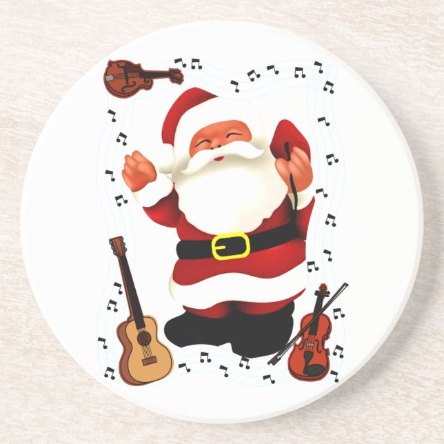 Christmas Joy_ Getränkeuntersetzer (Vorne)