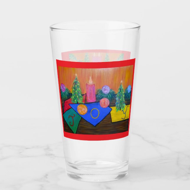 Christmas Joy  Glas (Vorderseite)