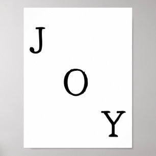 Christmas Joy Holiday Quote Poster