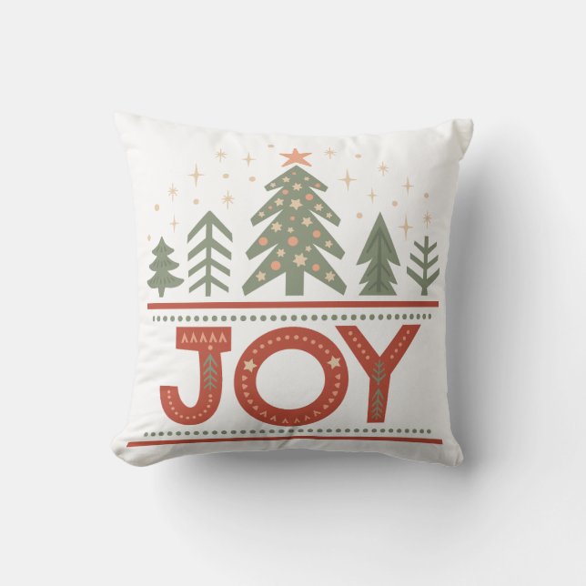 Christmas Joy Nordic Kissen (Vorderseite)
