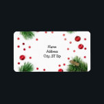 Christmas Joy Rücksendeadressen-Aufklebers Adressaufkleber<br><div class="desc">Weihnachts-Freude-Rücksendeadressen-Aufkleber von Inky_Art Erhältlich in verschiedenen Größen Style: Address Labels Behielt die Handkrämpfe in Schach mit benutzerdefinierten Adressetiketten! Unsere Adressaufkleber eignen sich perfekt für Briefe, Etikettierung und Geschenkversand. Verpasse deinen Adressaufklebern einen ganz persönlichen Touch, indem du deine eigenen Fotos, Bilder und Texte hinzufügst. Unsere Adressaufkleber werden durch Vollfarbdruck hergestellt und...</div>