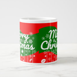 Christmas Jumbo Mug – White Ornaments  Jumbo-Tasse
