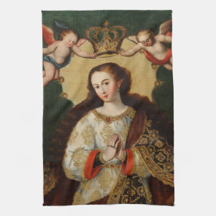 CHRISTMAS JUNGFRAU GESCHIRRTUCH