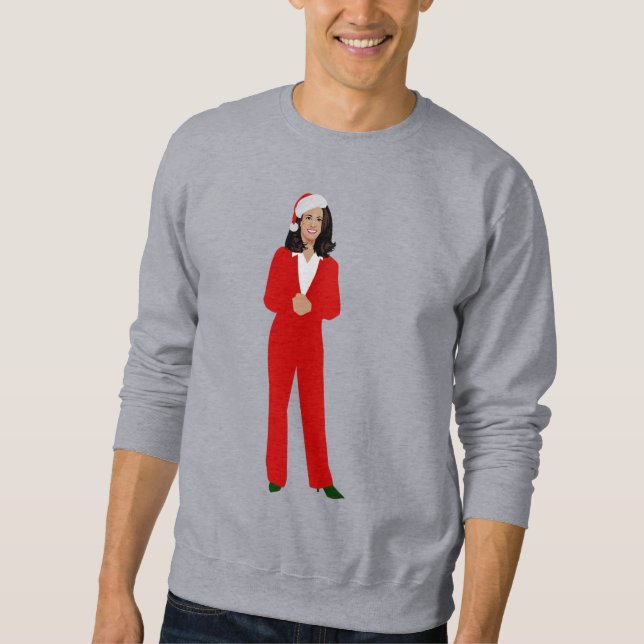Christmas kamala harris santa clus sweatshirt (Vorderseite)