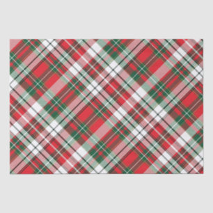 Christmas Kariert Bright #2 Seidenpapier