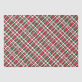 Christmas Kariert Bright Seidenpapier
