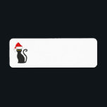 CHRISTMAS KATASTROPHENETIKETTEN, SCHWARZE KÜCHE<br><div class="desc">CHRISTMAS SCHWARZE KATTENRETRUN ADRESSE ETIKETTEN. SIE PERSONALISIEREN!</div>