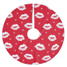 Christmas Kiss Red White Gemustert