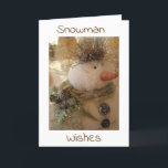 CHRISTMAS "KISSES" WITH SNOWMAN "WISHES" ROMANCE FEIERTAGSKARTE<br><div class="desc">THIS IS A GREAT CARD FOR THE SPECIAL SOMEONE IN YOUR LIFE AT CHRISTMASTIME!!! I THANK YOU SO MUCH FOR STOPPING BY MY CHRISTMAS STORE (ONE OF MY EIGHT) AND I WISH YOU A "VERY" MERRY AND HAPPY CHRISTMAS HOLIDAY!</div>