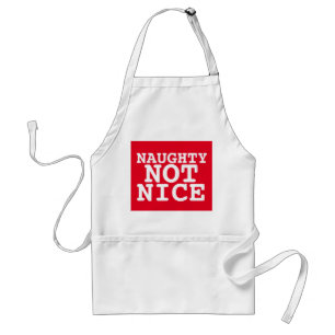 CHRISTMAS KITCHEN APRONS NAIGHTY NOT NICE SCHÜRZE