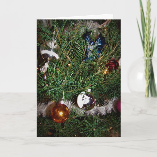 „Christmas Knight“-Weihnachtskarte Karte (Vorderseite)