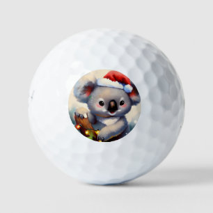 Christmas Koala (2) Golfball